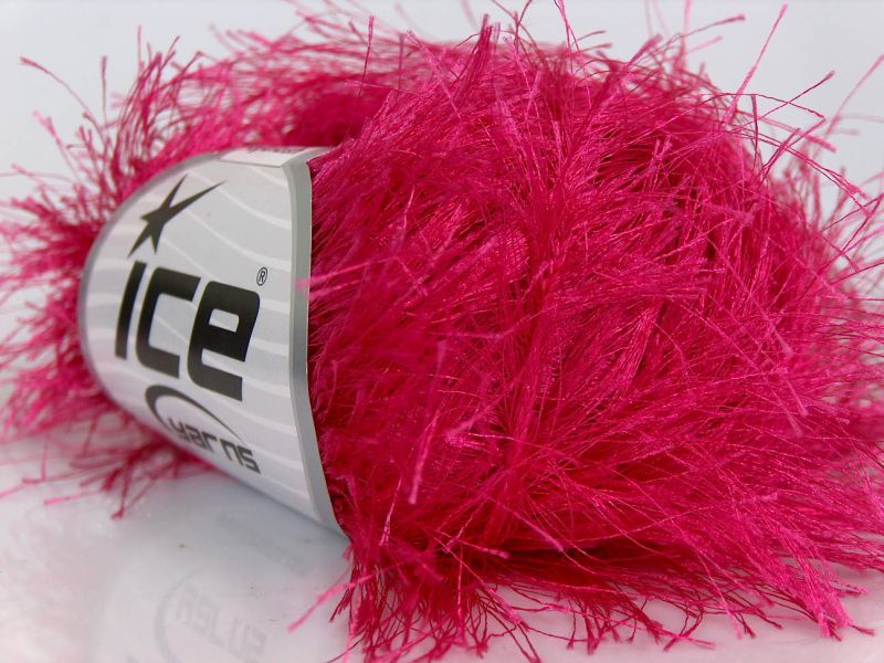 Pink Eyelash Dazzle #69835 Ice Yarns Iridescent Metallic Eyelash Yarn 100g  153y