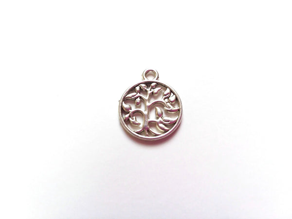 Antique Silver Tree of Life Pendant Charms (Jump Rings Included)