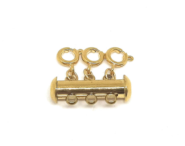 Layered Necklace Clasp - Gold Stainless Steel for 3
