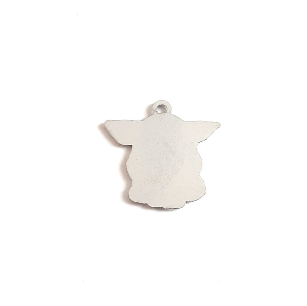 Bulk 1, 5, 10 PC Charms Baby Yoda, The Child, Grogu from Mandalorian Enamel Pendant Charms for Jewelry Making