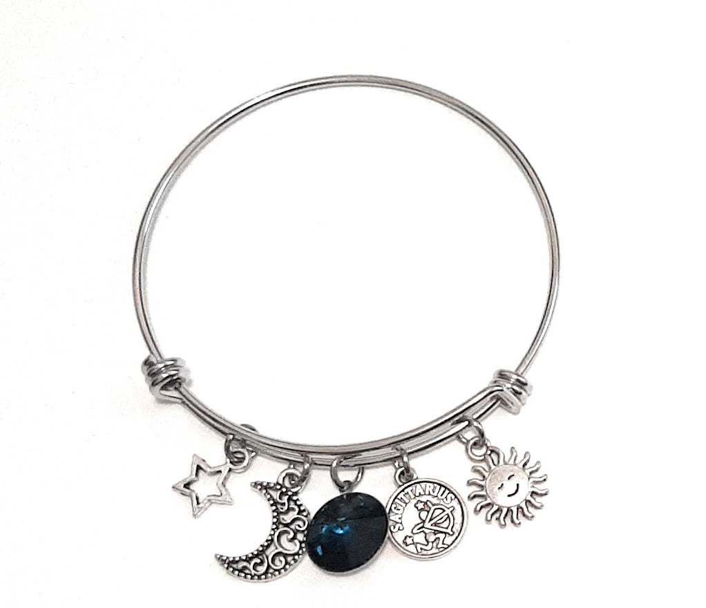 Zodiac Charm Expandable Bracelet December Sagittarius Dec 1