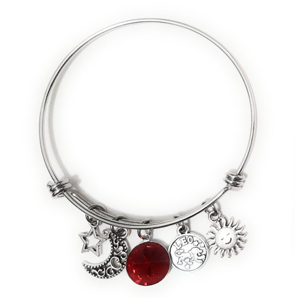 Zodiac Charm Expandable Bracelet - July Leo (Jul. 23-Jul. 31)