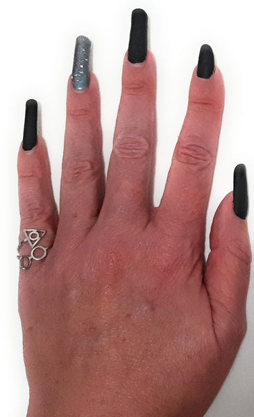 Yarn Tension Ring HP Wizard | Made of Stainless Steel | Adjustable | Beginner Crocheting Gift