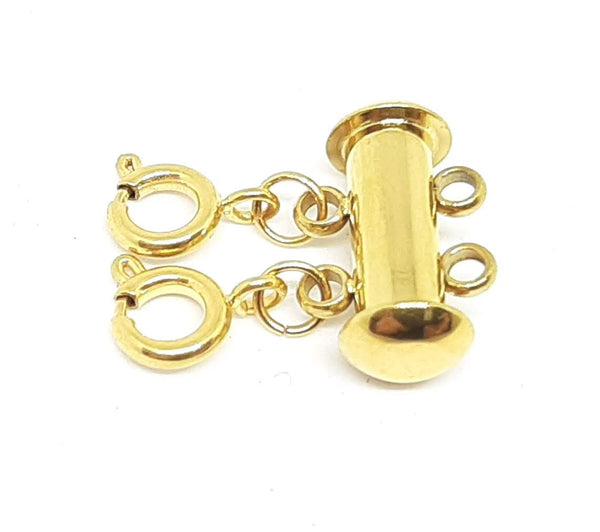 Layered Necklace Clasp - Gold Stainless Steel for 2