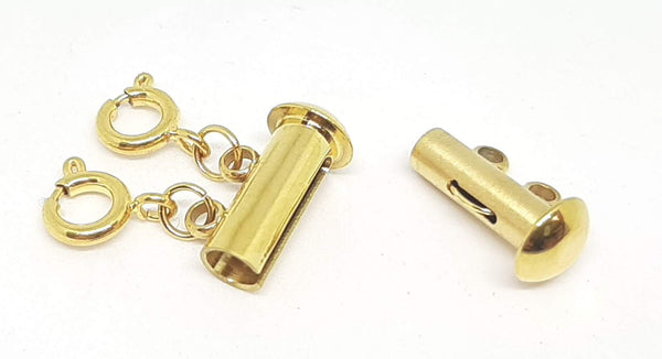 Layered Necklace Clasp - Gold Stainless Steel for 2