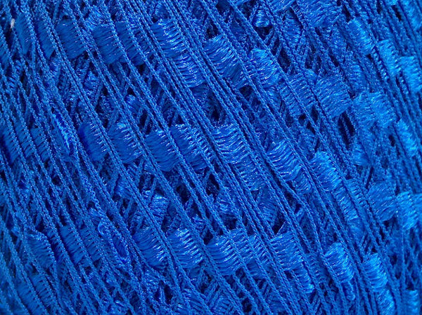Trellis Ladder Yarn - Cobalt Blue (mini)