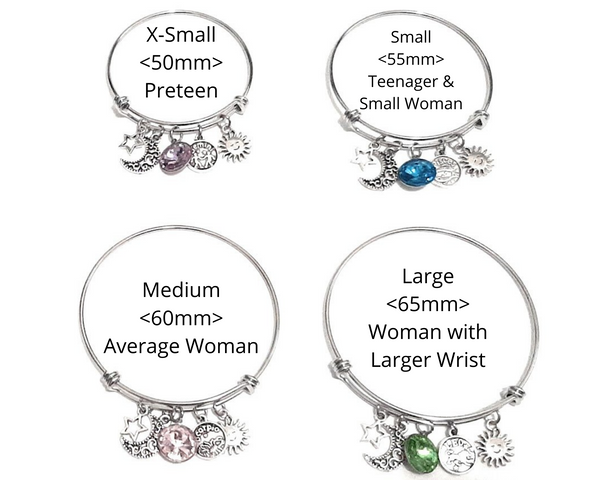 Zodiac Charm Expandable Bracelet - March Pisces (Mar. 1-Mar. 20)