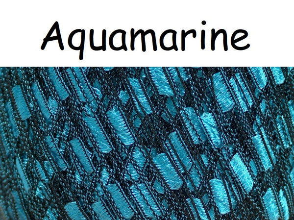 Crocheted Trellis Ladder Yarn Badge Holder Lanyard - 17 Color Choices