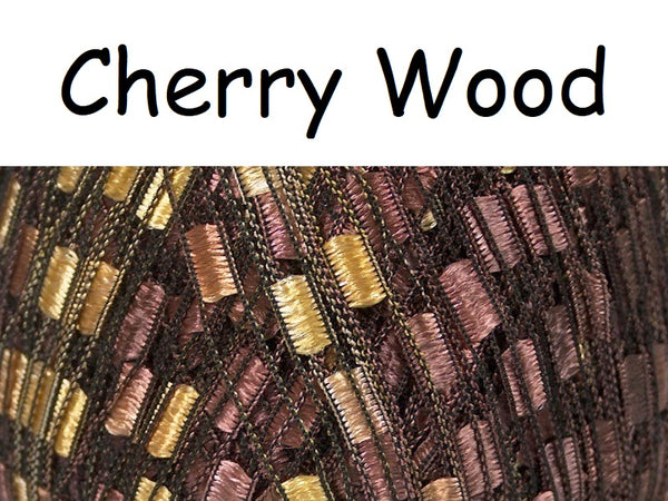 Crocheted Trellis Ladder Yarn Badge Holder Lanyard - 17 Color Choices