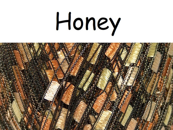 Crocheted Trellis Ladder Yarn Badge Holder Lanyard - 17 Color Choices