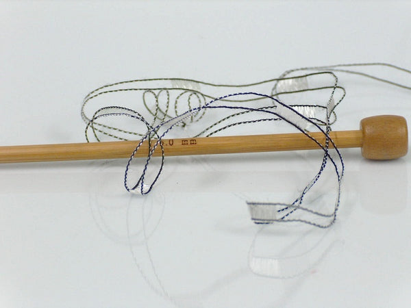 Trellis Ladder Yarn - Silver