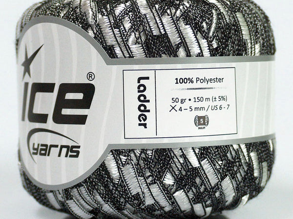 Trellis Ladder Yarn - Silver