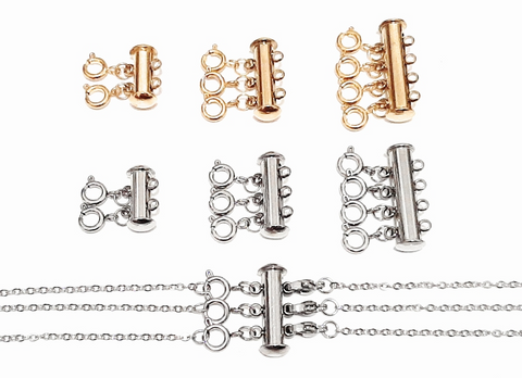 Layered Necklace Clasps