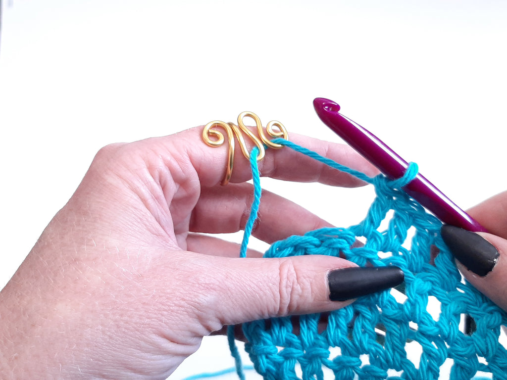  (Rose) Handmade Crochet Tension Ring For Finger, Left & Right  Handed Zig Zag Ring, Yarn Tension Ring For Crochet, Crochet Gifts For  Crocheters, Christmas, Birthday Gift For Crochet Lovers, Knitters 