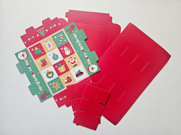 Countdown to Christmas Advent Calendar 12 Stitch Markers for CROCHETERS or KNITTERS