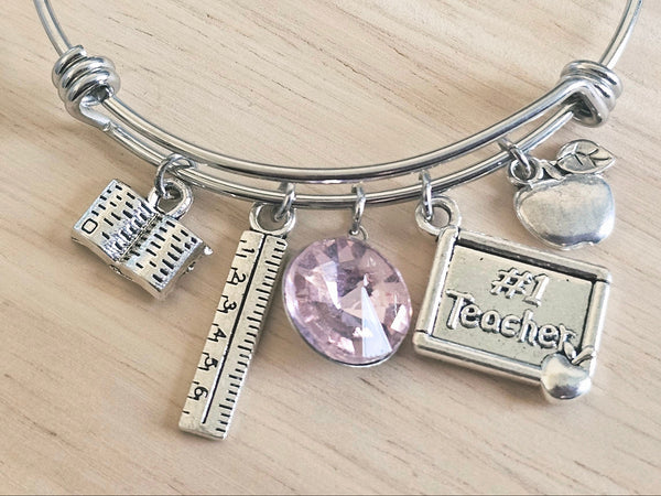 Expandable Charm Bracelet - Teacher