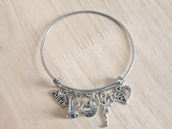 Expandable Charm Bracelet - Cheerleader