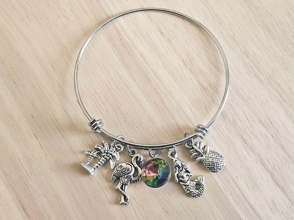 Expandable Charm Bracelet - Tropical