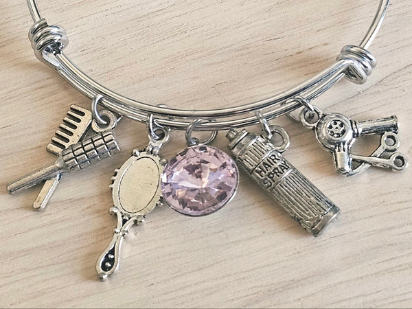 Expandable Charm Bracelet - Hair Stylist