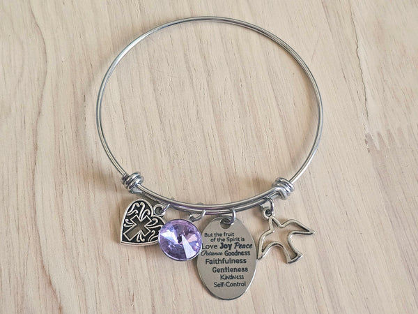 Expandable Charm Bracelet - Fruit of the Spirit