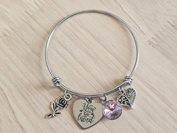 Expandable Charm Bracelet - You are so Loved