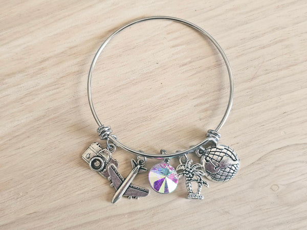 Expandable Charm Bracelet - Travel
