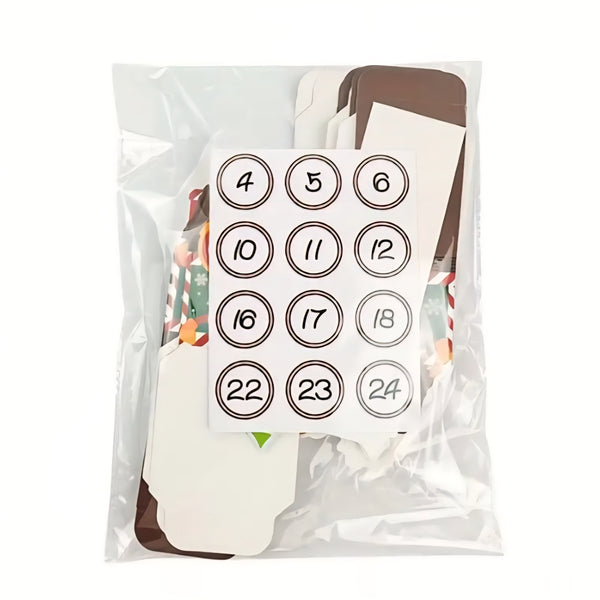 Train Advent Calendar Empty 24 Box Set DIY Make your own Countdown to Christmas Calendar December 1-24 Holiday Themed Numbered Boxes Blind Box