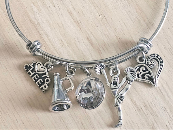 Expandable Charm Bracelet - Cheerleader