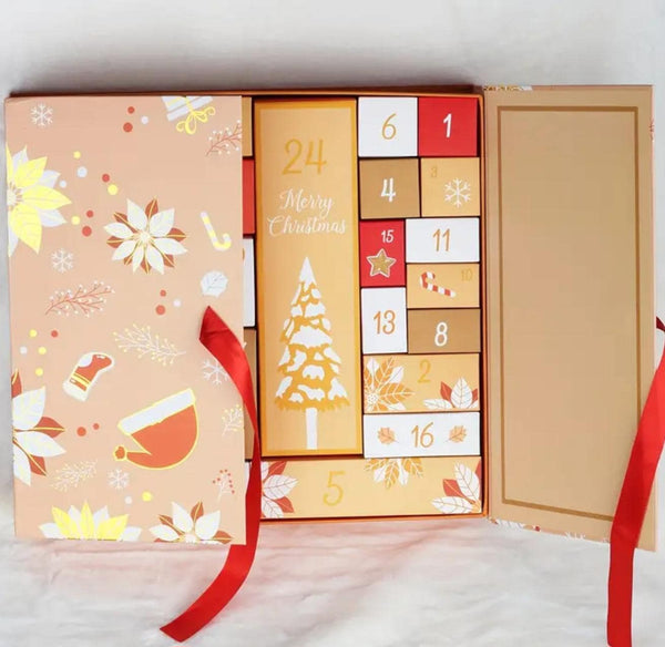 Advent Calendar 24 Box Set Empty DIY Make your own Countdown to Christmas Calendar  Holiday Themed Numbered Boxes Blind Box
