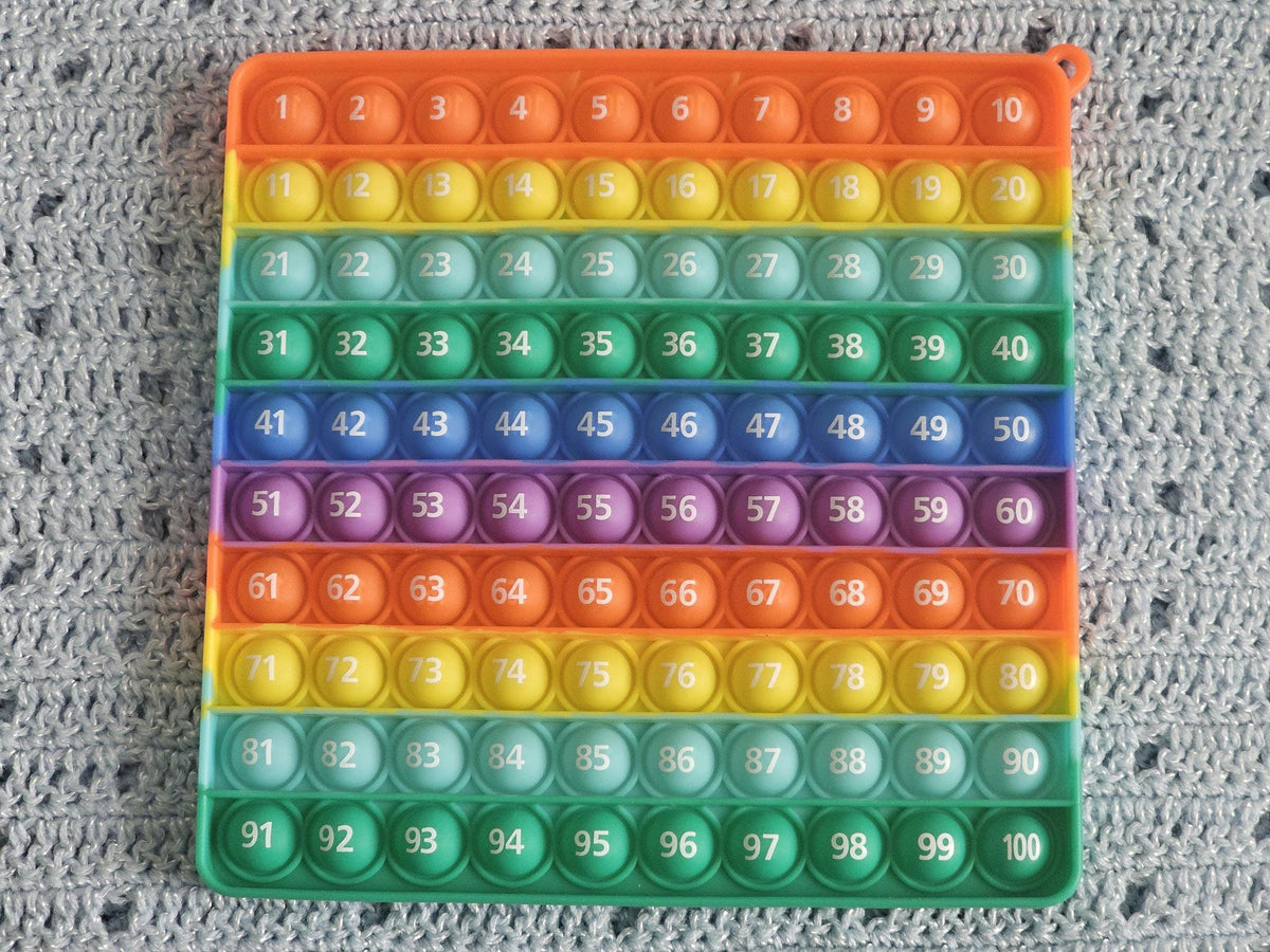 Numbered Pop Fidget Row Counter for Knitting and Crocheting Progress K ...