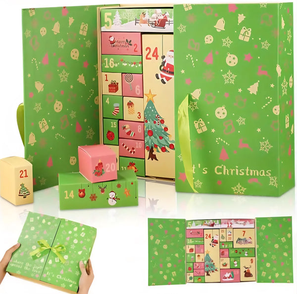 Advent Calendar 24 Box Set Empty DIY Make your own Countdown to Christmas Calendar  Holiday Themed Numbered Boxes Blind Box