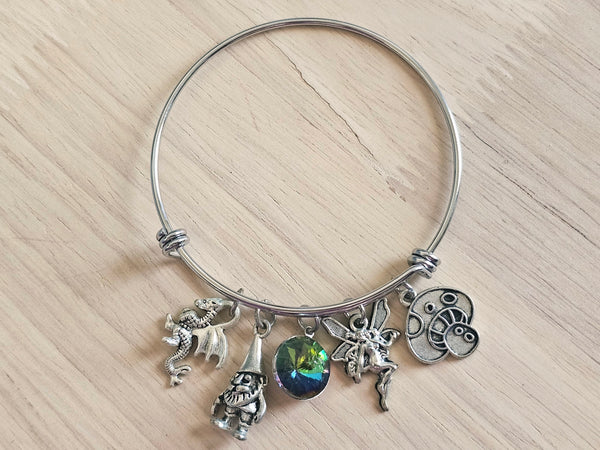 Expandable Charm Bracelet - Magical Mushroom