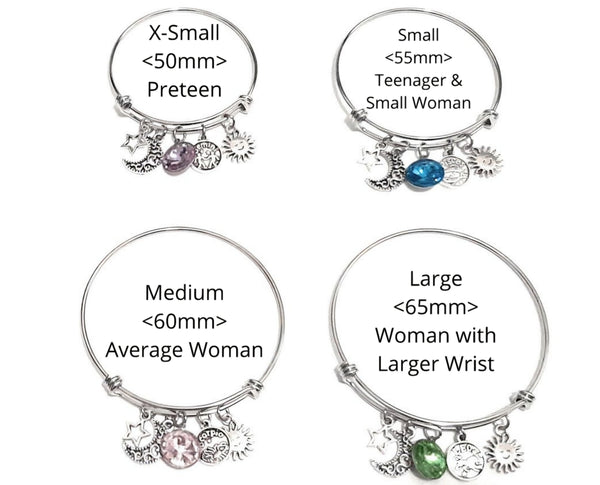 Expandable Charm Bracelet - Not All Who Wander Are Lost