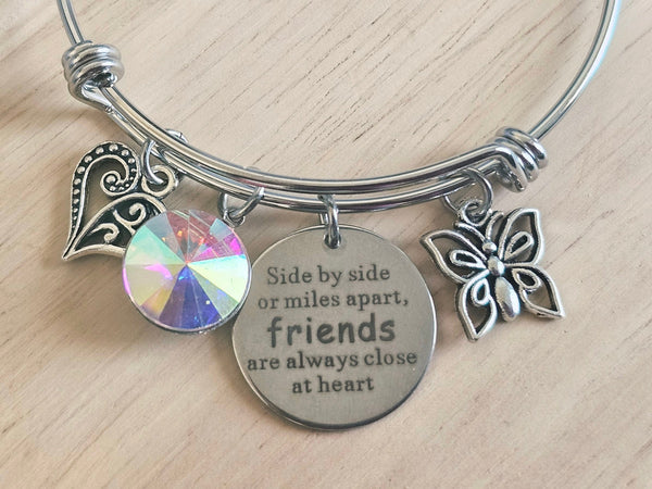 Expandable Charm Bracelet - Long Distance Friends