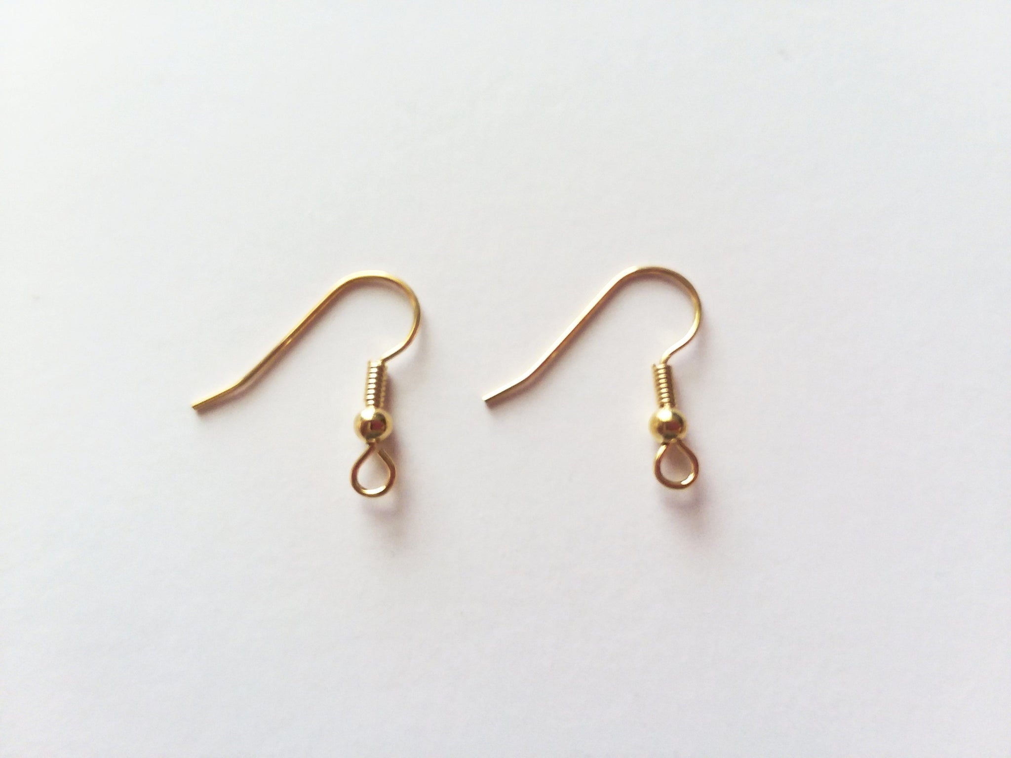 100 Gold Plated Ear Wires