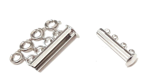 Layered Necklace Clasp - Stainless Steel for 4