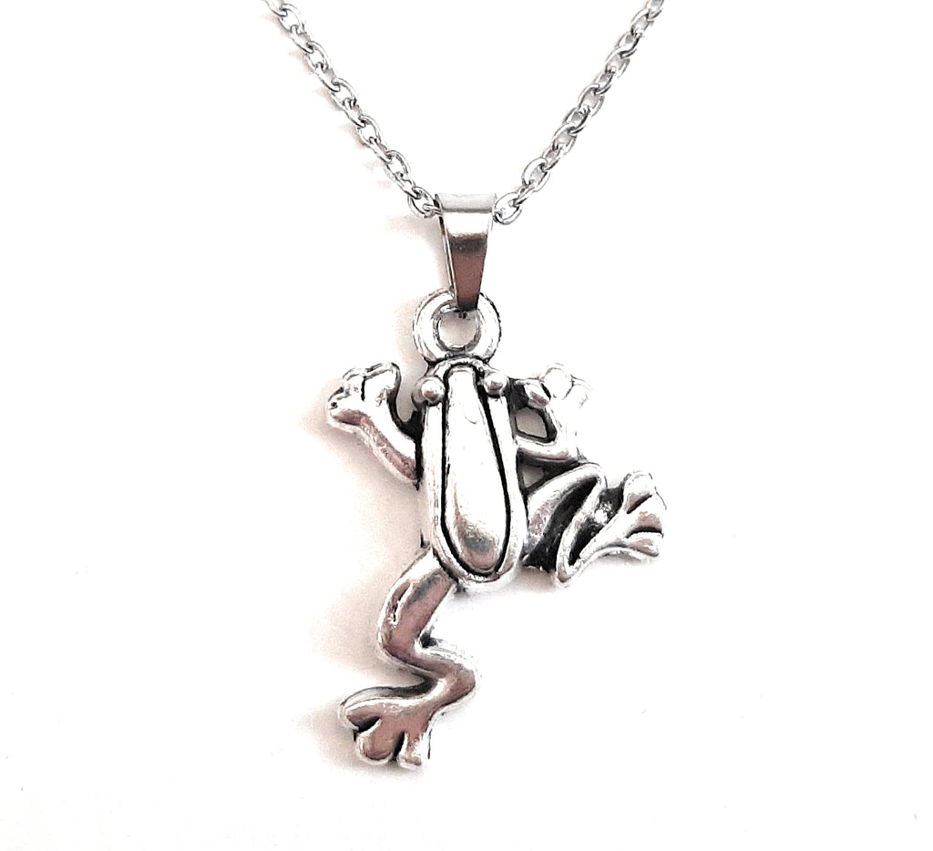 Frog Necklace | Sterling Silver | Animal Jewellery | Reeves & Reeves