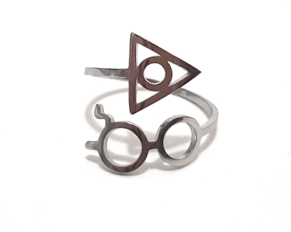 Yarn Tension Ring HP Wizard | Made of Stainless Steel | Adjustable | Beginner Crocheting Gift