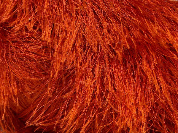 Eyelash Yarn - Orange