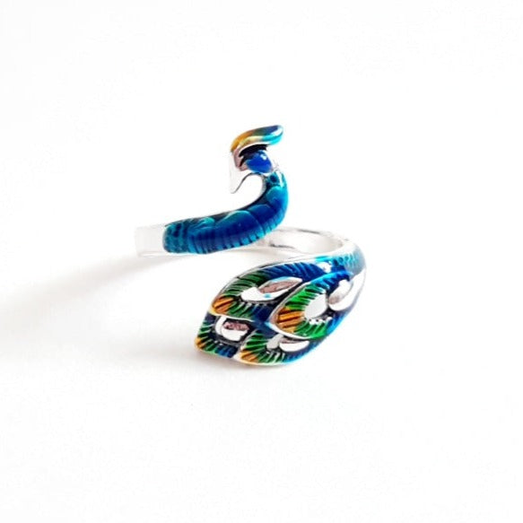 Yarn Tension Ring Peacock Style-Adjustable-Beginner Crocheting Gift