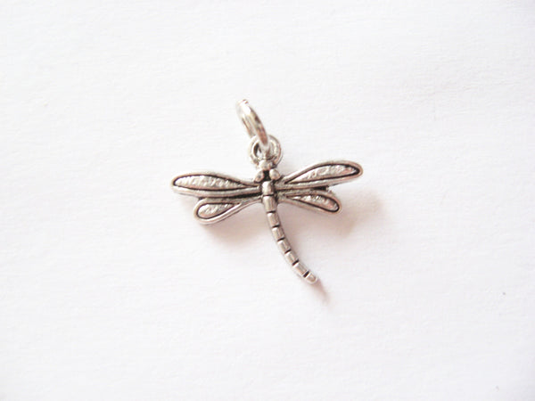 Antique Silver Dragonfly Pendant Charms