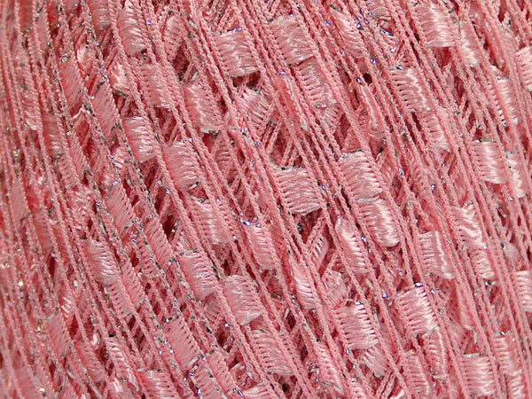 Trellis Ladder Yarn - Pinkalicious Sparkle (mini)