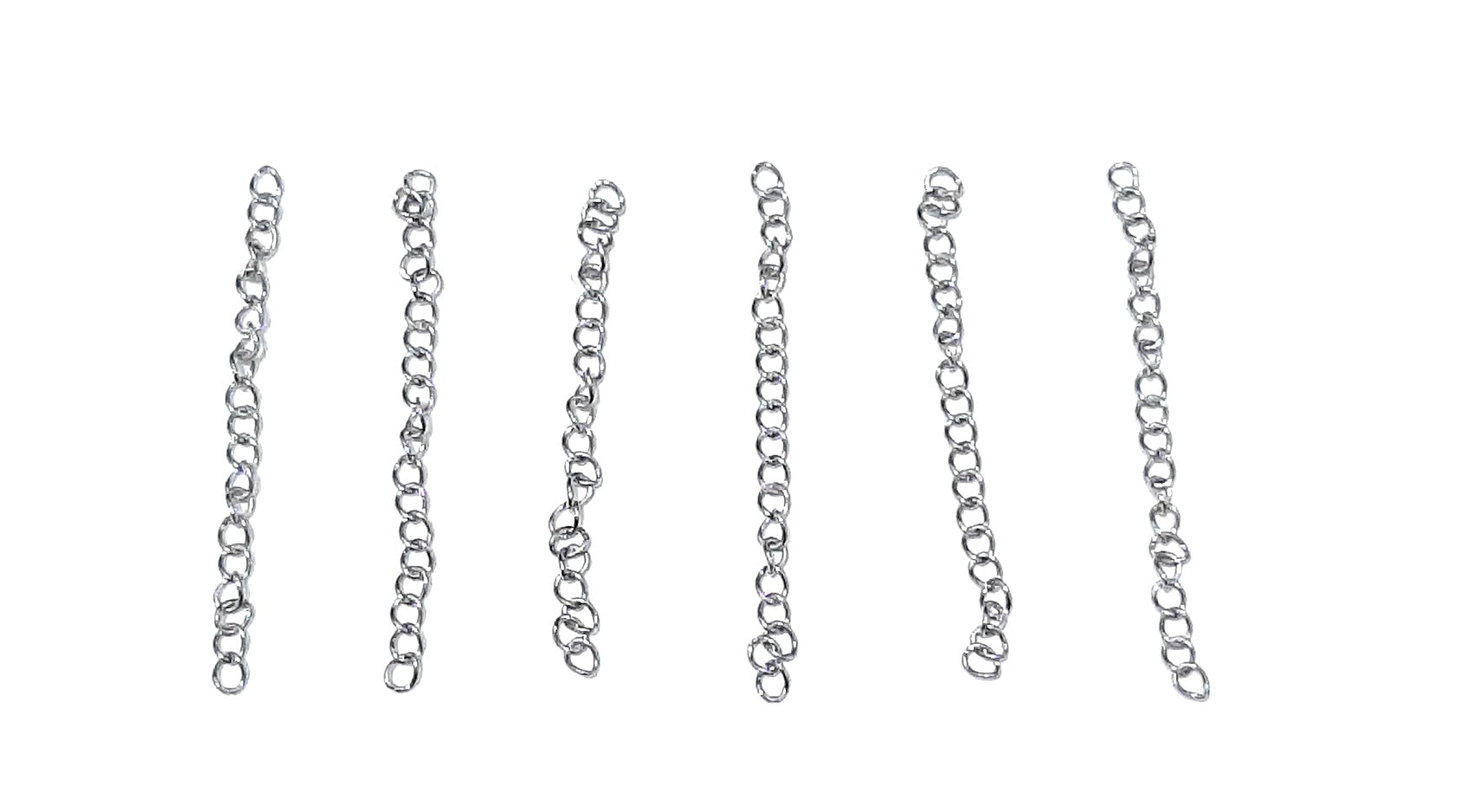 6 Stainless Steel 2 Inch Extender Chains – YarnNecklaces