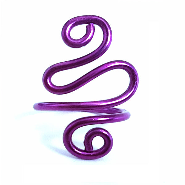  (Purple) Handmade Crochet Tension Ring For Finger, Left Handed,  Right Handed Zig Zag Ring, Yarn Tension Ring For Crochet, Crochet Gifts For  Crocheters, Birthday Gift For Crochet Lovers, (Size 7-10) 