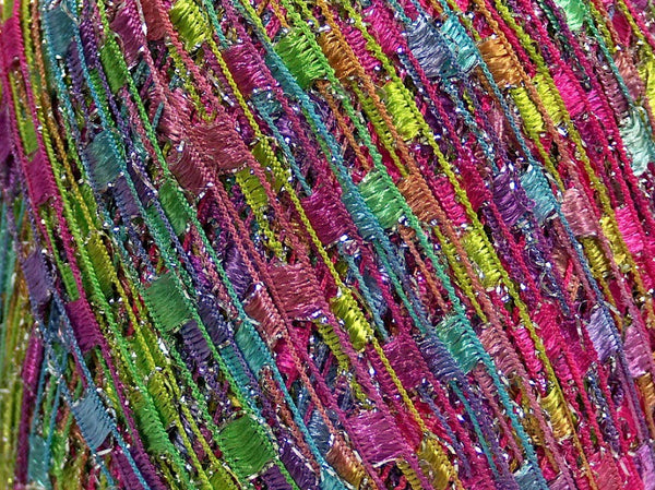 Trellis Ladder Yarn - Cheerful Sparkle (mini)