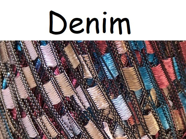 Inspirational Message Crocheted Ladder Yarn Wrap Around Bracelet - I love you to God & back