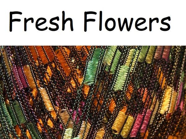 Crocheted Trellis Yarn Stretchy Headband - 17 Color Choices